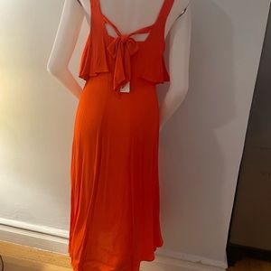 NWT WHISTLES US4 Red Viscose Jamima Dress